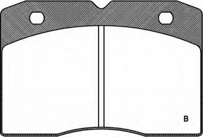OPEN PARTS bpa021112 -  Комплект тормозных колодок, дисковый тормоз